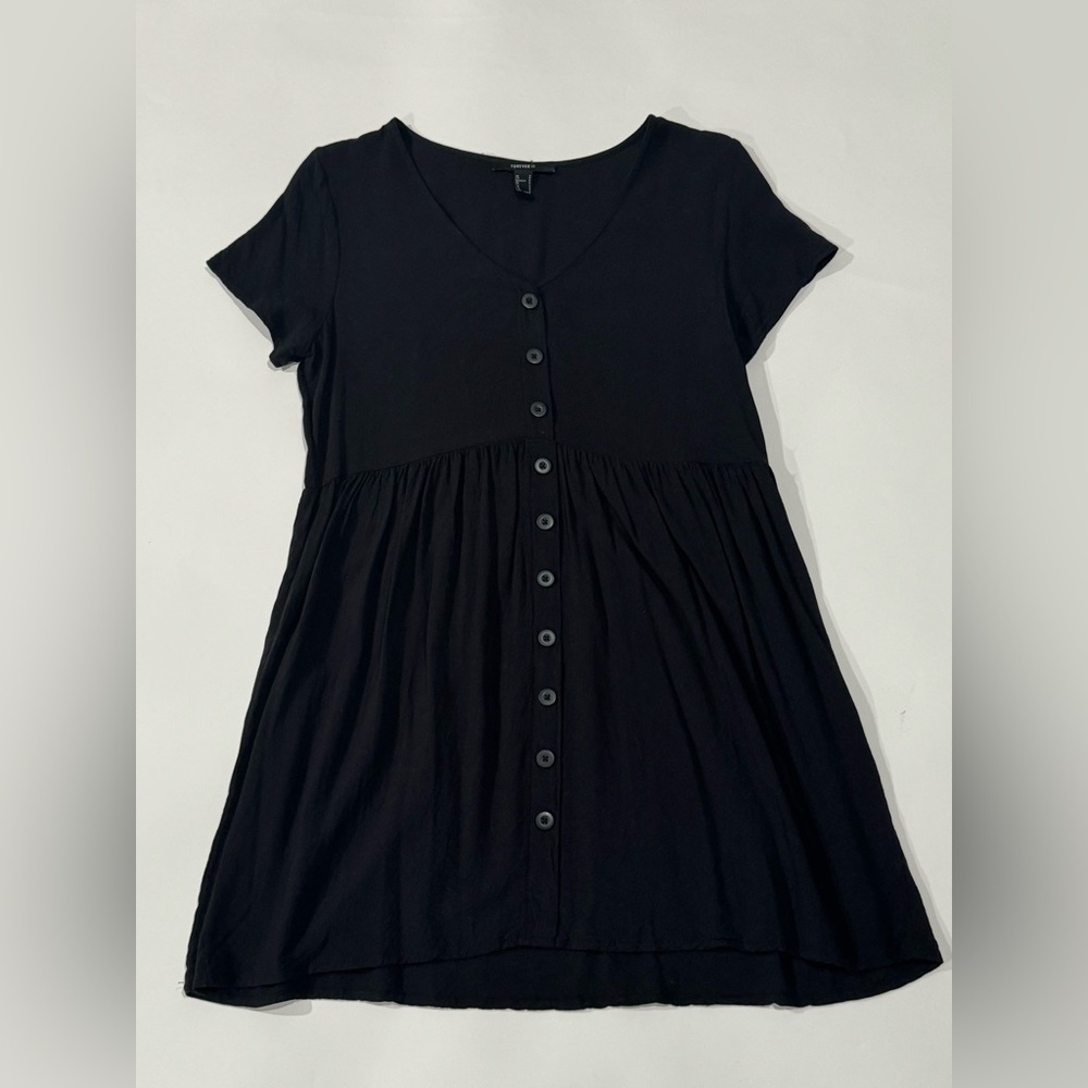 forever21 Button Front Dress Size S